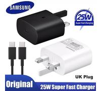 Genuine 25W Super Fast Charger For Samsung Galaxy S25 Ultra, S25 Plus, S25, S24