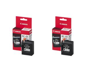 Genuine 2x Canon BC-01 Black Original Ink Cartridges - FREE UK DELIVERY
