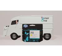 Genuine 3 Pack of HP 711 Yellow Ink Cartridges | CZ136A