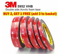 Genuine 3M™ VHB™ 5952 Car Vehicle Double Sided Acrylic Adhesive Mounting Tape