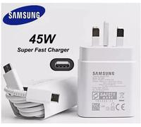 Samsung Galaxy Official 45W Super Fast Charger 2.0 (with USB-C to C Data Cable), Black
