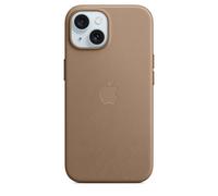 Genuine Apple FineWoven Case with MagSafe for iPhone 15 Plus - Taupe