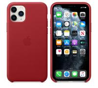 Official Apple iPhone 11 Pro Case Leather Back Cover Red MWYF2ZM/A
