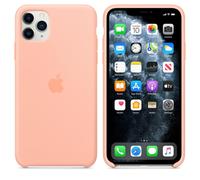 Genuine Apple iPhone 11 Pro Max Silicone Case / Cover - Grapefruit (Pink)