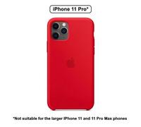 Genuine Apple iPhone 12 11 Pro XS Max X 8 7 Plus 6+ 6S Silicone Case Back Cover