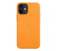 Apple Leather Case with MagSafe (for iPhone 12 mini) - California Poppy