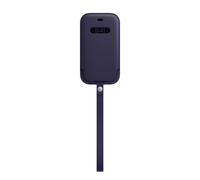 Genuine Apple iPhone 12 Mini Leather Sleeve Case with MagSafe - Deep Violet