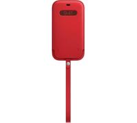 Apple Leather Sleeve with MagSafe (for iPhone 12 Pro Max) - (PRODUCT) RED