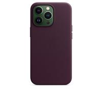 Genuine Apple iPhone 13 Pro Leather MagSafe Case / Cover - Dark Cherry - New