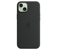 Genuine Apple iPhone 15 Plus Silicone Case with MagSafe Phone Cover Black