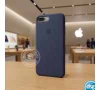 Genuine Apple iPhone 7 Plus 8 Plus Silicone Case Cover / Midnight Blue Official