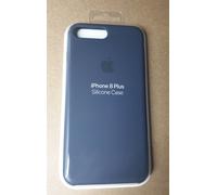 Genuine Apple iPhone 8 Plus / 7 Plus Silicone Case - Midnight Blue New Official