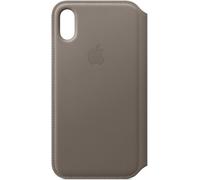 Genuine Apple iPhone X Leather Folio Case, Taupe (MQRY2ZM/A)