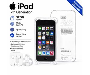 GENUINE APPLE IPOD TOUCH 7th GENERATION 32GB - BRAND NEW SEALED - Space Grey