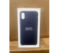 Genuine Apple Leather Case for iPhone X / XS MRWN2ZM/A - Midnight Blue