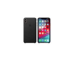 Genuine Apple Leather Case for iPhone XS Max - Black - MRWT2ZM/A