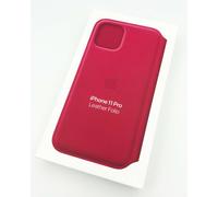 Genuine Apple Leather Folio for iPhone 11 Pro Raspberry