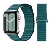 Genuine Apple Leather Loop Watch Strap Band Hard 49mm 45mm 44mm 40mm 41mm - New