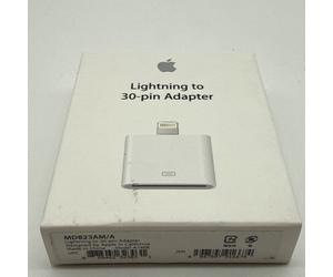 GENUINE APPLE LIGHTNING TO 30-PIN ADAPTER A1468 OFFICIAL MD823ZM/A ORIGINAL