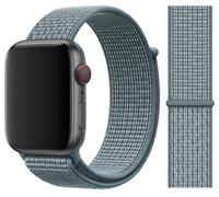 Genuine Apple Nike 44mm/45mm/46mm Nylon Sport Loop Watch Band - Celestial Teal