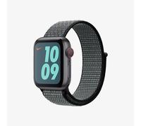 Genuine Apple Nike Nylon Sport Loop Watch Band - World Indigo / Lime Blast 41mm