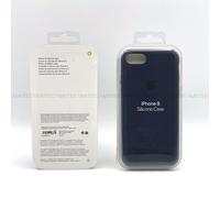Genuine Apple Silicone Case Back Cover for iPhone 7 8 SE 2020 2022 Midnight Blue