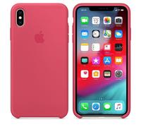 Genuine Apple Silicone Case for iPhone XS Max - Hibiscus Pink - MUJP2ZM/A - New
