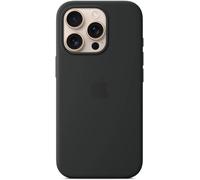 Official Apple Silicone Magsafe Rear Case Cover for iPhone 16 - Black