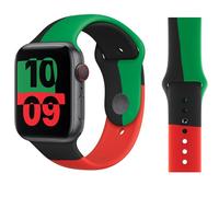 Apple Official Watch Band 38mm/40mm unity Sport Band - Black/ Green/