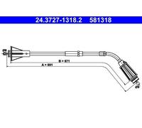 Genuine ATE Brake Cable For Volvo S80 06-16 30794735