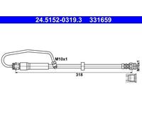 Genuine ATE Brake Hose For Audi A5 16-20 A4 15-20 8W0611707D