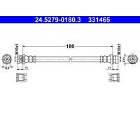 Genuine ATE Brake Hose For Renault KANGOO 08- 462107632R