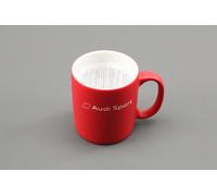 Genuine Audi Sport mug in red 3292200100