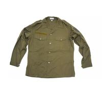 Genuine Austrian Army Olive/Brown Lightweight Work Shirt (UK, Alpha, L, Regular, Regular, Olive Brown)