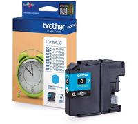 Brother LC-125XLC Original Brother High Capacity Cyan Ink Cartridge, LC-125XLC