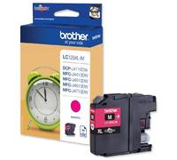 GENUINE AUTHENTIC BROTHER LC125XLM MAGENTA INK CARTRIDGE