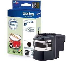 GENUINE AUTHENTIC BROTHER LC22UBKXL BLACK INK CARTRIDGE