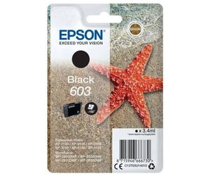 GENUINE AUTHENTIC EPSON 603 BLACK INK CARTRIDGE, NEW 07/2027, FREE POST