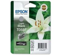 GENUINE AUTHENTIC EPSON T0597 LIGHT BLACK INK CARTRIDGE C13T05974010