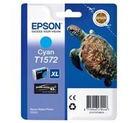 GENUINE AUTHENTIC EPSON T1572 CYAN INK CARTRIDGE C13T15724010