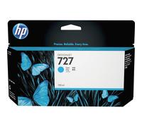 GENUINE AUTHENTIC HEWLETT PACKARD HP 727 CYAN INK CARTRIDGE 130ML B3P19A