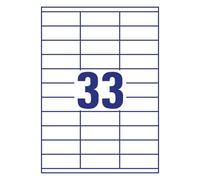Genuine Avery 3421 Multipurpose All Printer Labels 70 x 25.4 mm - 33 per sheet