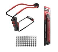 Genuine BARNETT BLACK WIDOW catapult starter pack - slingshot, ammo and elastic