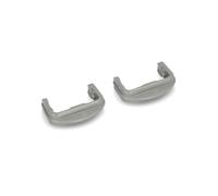 Genuine Beko DE6340W, DSFN1530B, DSFN1530W, DW450 Front Rail Caps Pack Of 2