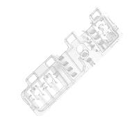Beko Tumble Dryer Light Guide Button Frame Surround DCU7230 DCU8230 DCUS81W Part [EEK: A+++]
