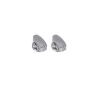 Genuine BELLING 444440222 444440223 Silver Chrome Oven Cooker Hob Knob Switch x2