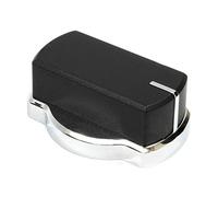 Genuine Belling CH60AX 444449504 Oven Cooker Hob Control Knob Switch (Black/Chrome)