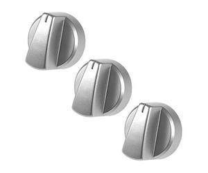 Genuine Belling Silver Oven Cooker Control Knobs (1, 2, 3, 4, 5 or 6) Pack Quantity: 3