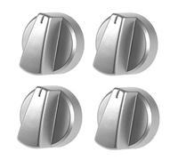 Genuine Belling Silver Oven Cooker Control Knobs (1, 2, 3, 4, 5 or 6) Pack Quantity: 4