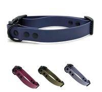 Genuine Biothane Waterproof Dog Collar with Quick Release Clasp (Navy, S)